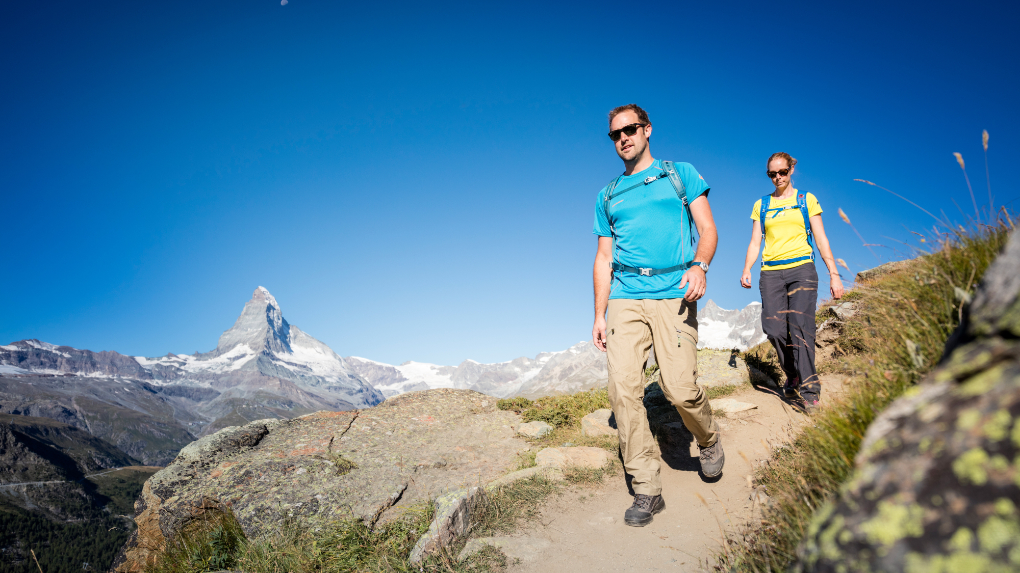 Wanderweg bei Blauherd in Zermatt