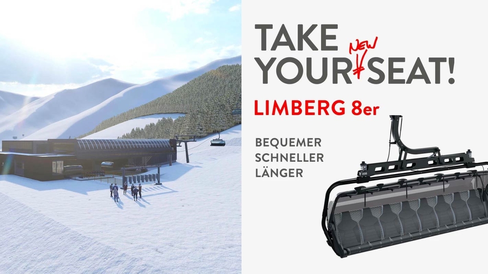 Neuer Limberg-Sessellift im Skigebiet Saalbach-Hinterglemm