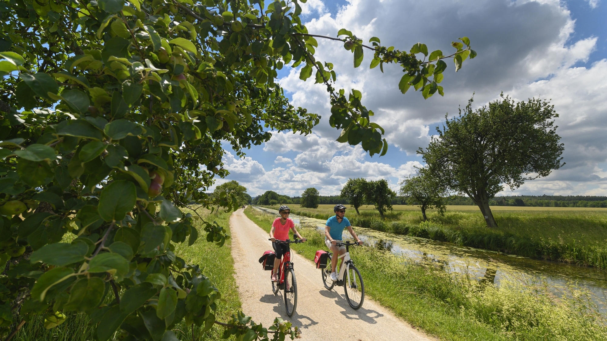 Sternradeln in Neumarkt: Radfahren am Ludwig-Donau-Main-Kanal