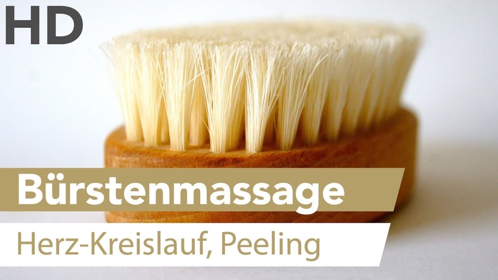  Bürstenmassage // Stoffwechsel, Blutdruck, Herz, Peeling 