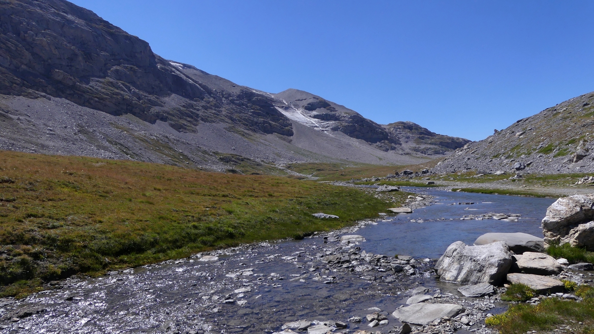Ruisseau de la Vanoise direction Col de la Vanoise
