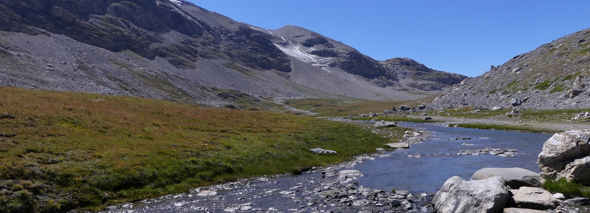 Ruisseau de la Vanoise direction Col de la Vanoise