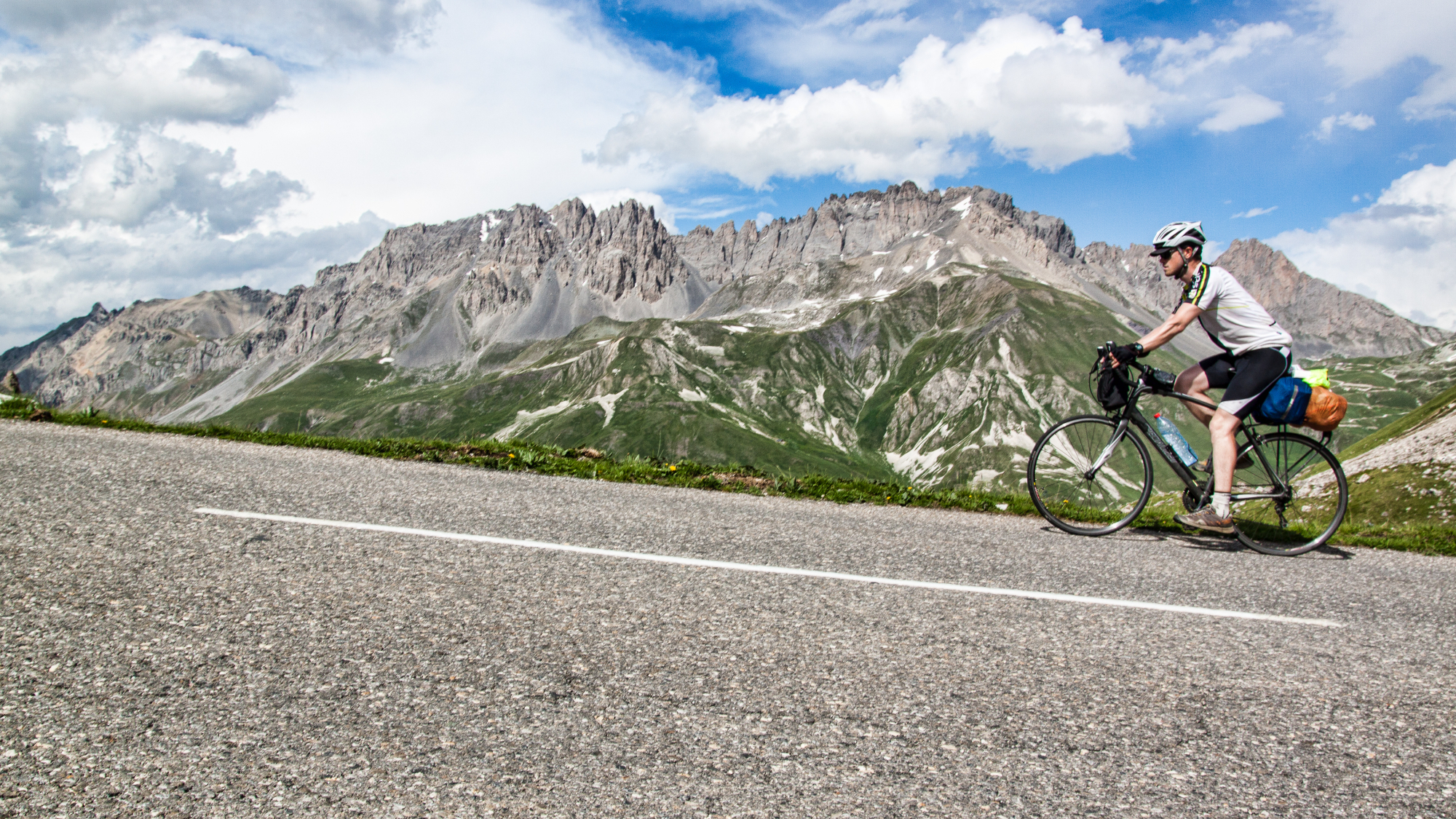 Mit dem Fahrrad auf den Col du Galibier