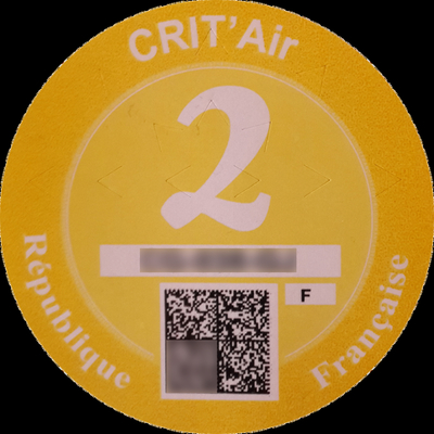 Umweltplakette Frankreich