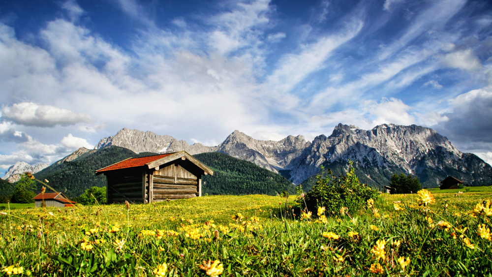 Sommer in den Alpenwelt Karwendel