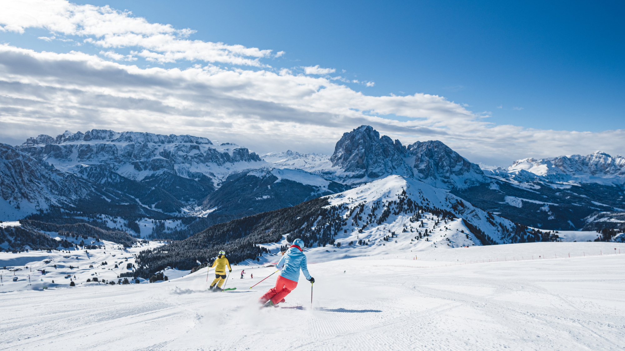Skifahren in Val Gardena Gröden