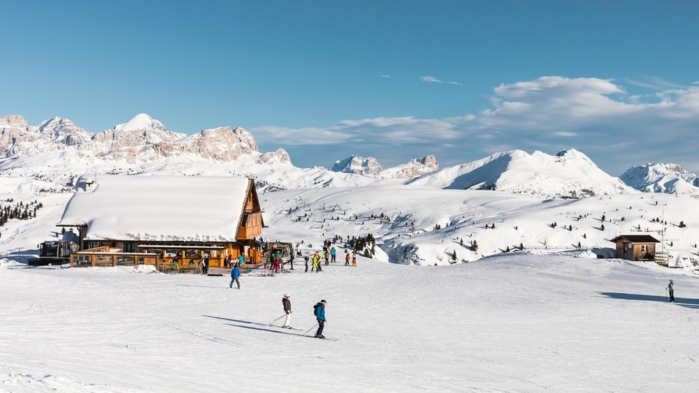 Arabba: Skihütte Bec de Roces