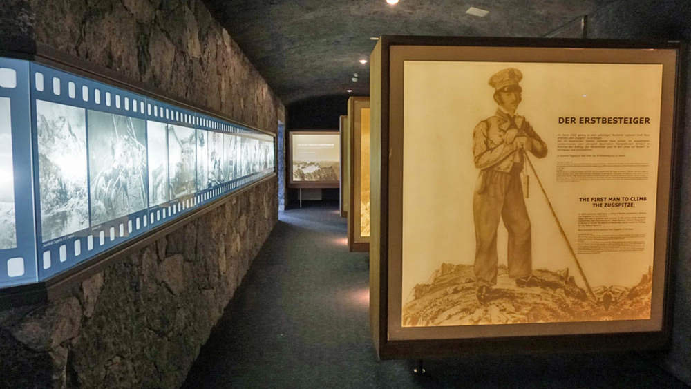 Im Erlebnismuseum der Zugspitze