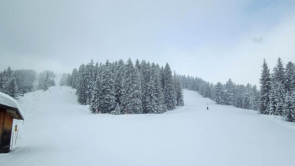 Skifahren auf der Winklmoosalm