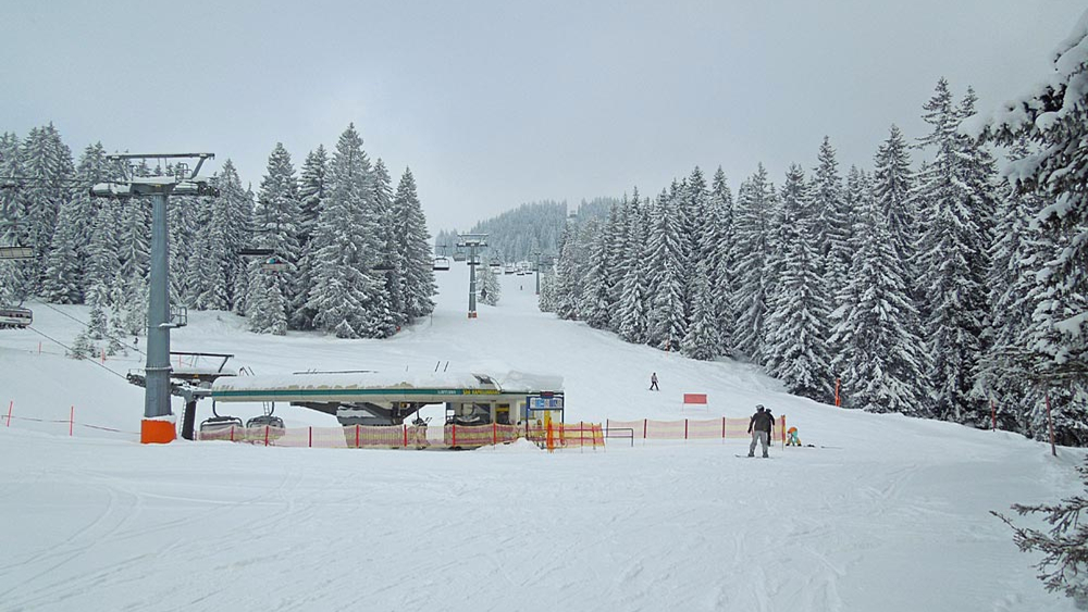 Liftanlage auf der Steinplatte