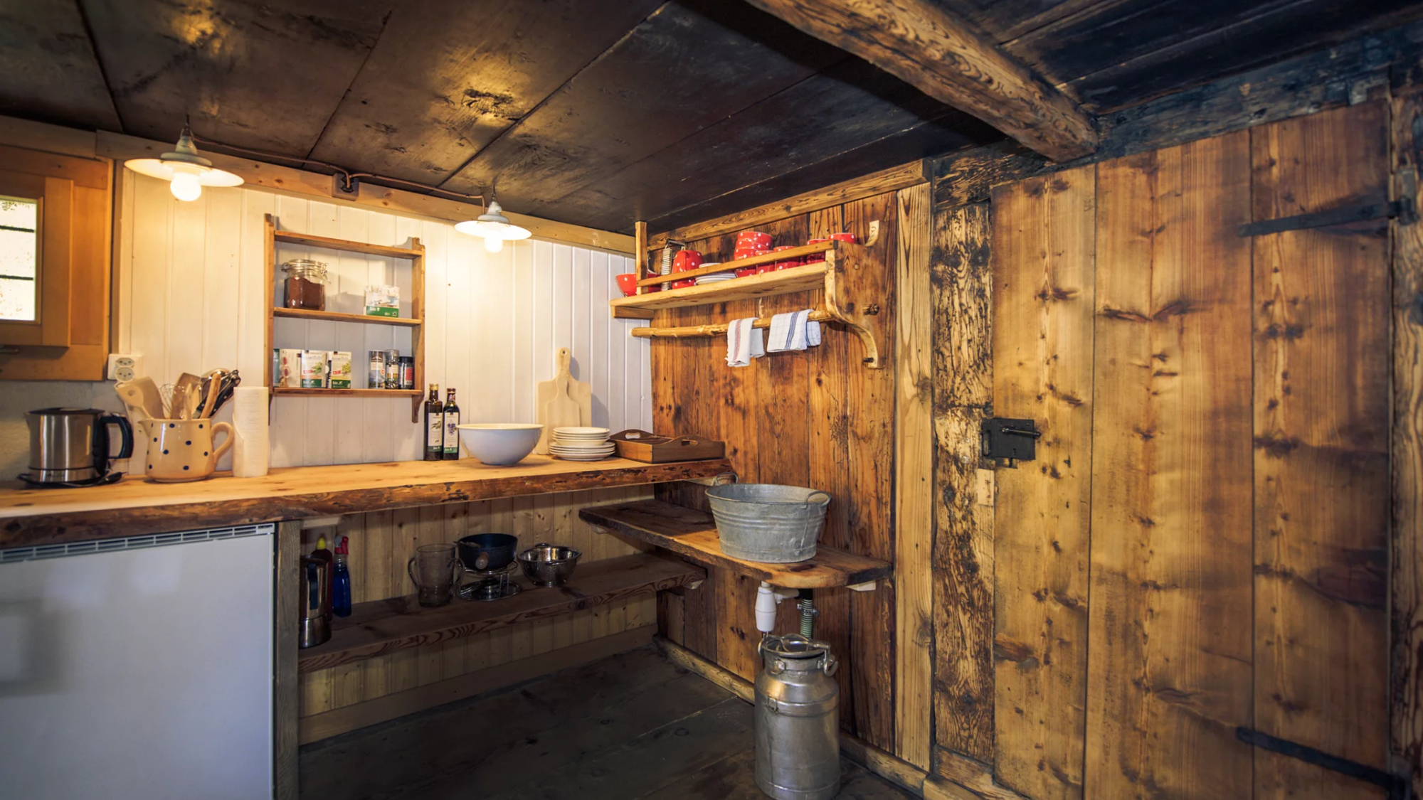 Familienhütte Wasserfall