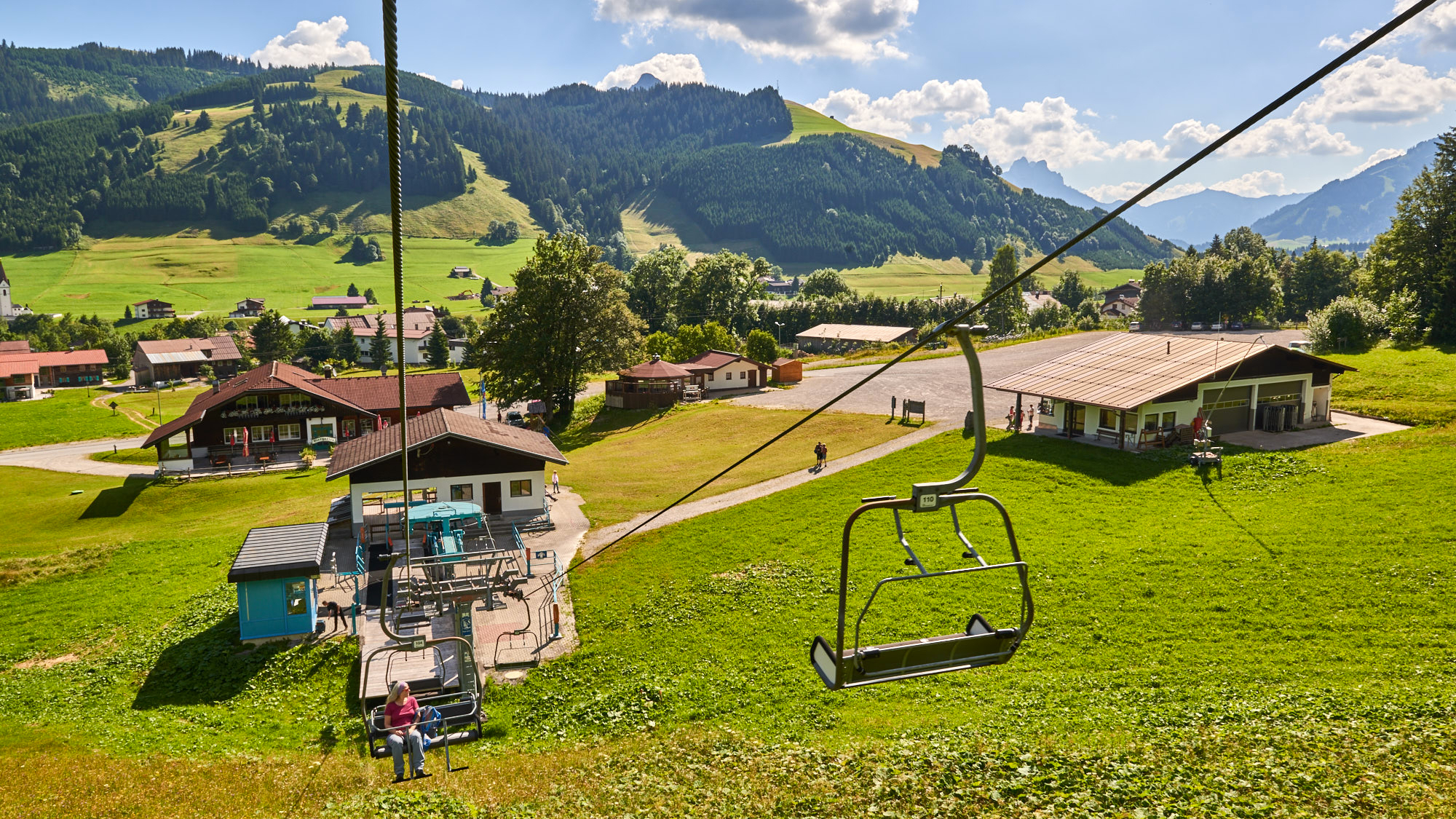 Sessellift auf das Wannenjoch