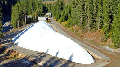 Snowfarming in Davos
