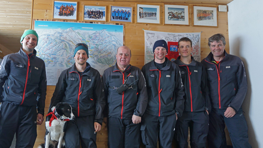 Das Pistenteam der Arosa Bergbahnen