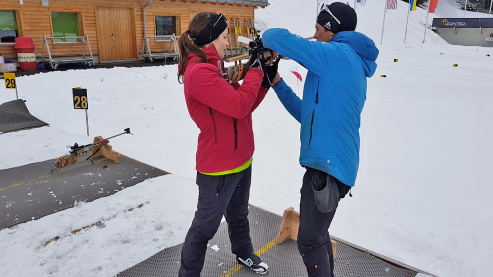 Franco erklärt die richtige Position
