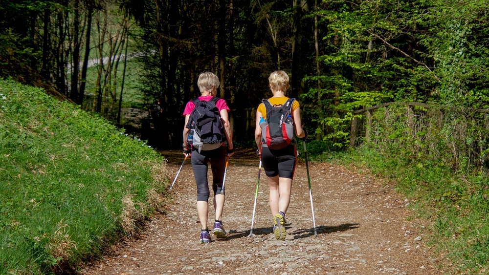 Nordic Walking trainiert den ganzen Körper auf schonende Weise.