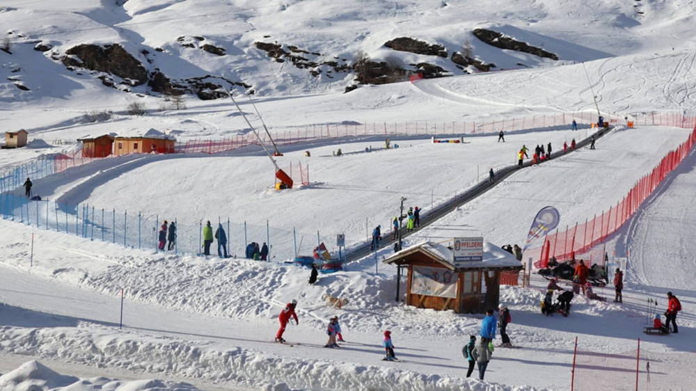 Murmi-Snowpark in Pfelders