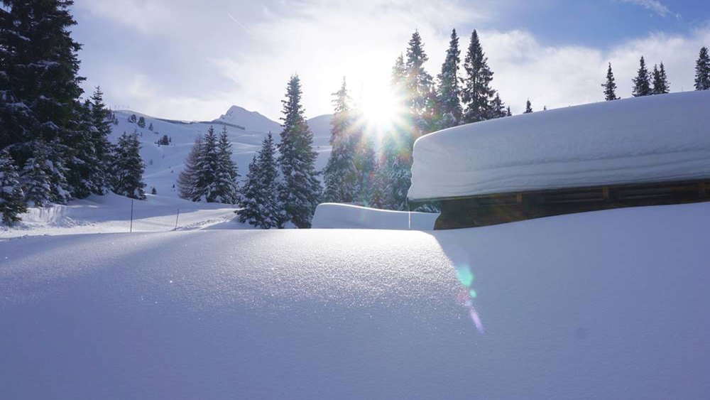 Wunderschöne winterliche Landschaft in Ratschings-Jaufen