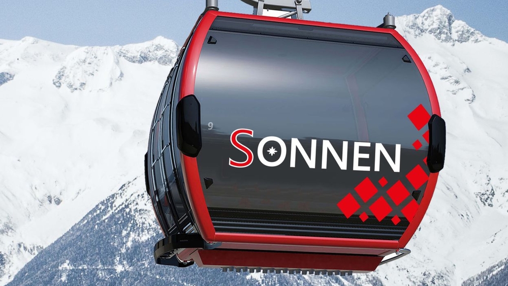 Die neue Kabinenbahn Sonnen im Skigebiet Klausberg