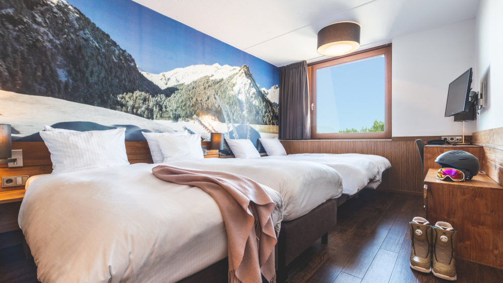 Zimmer im Alpine Hotel SnowWorld