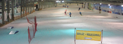 Blick in die Skihalle