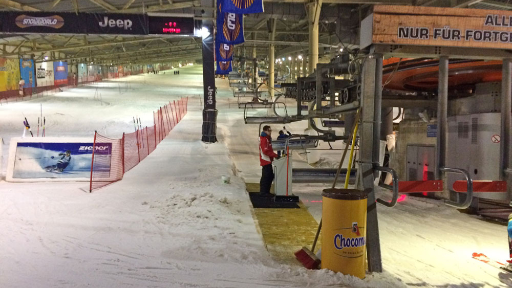 Blick in die SnowWorld