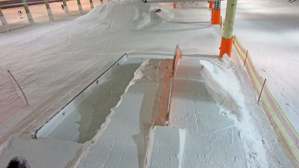 Snowpark in der SnowWorld