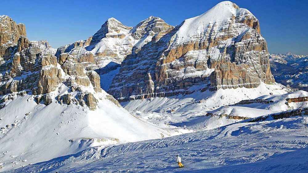 Piste Lagazuoi auf der Gebirgsjäger-Runde