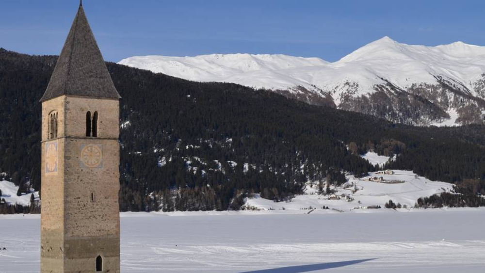 Das Wahrzeichen der Ferienregion Reschenpass