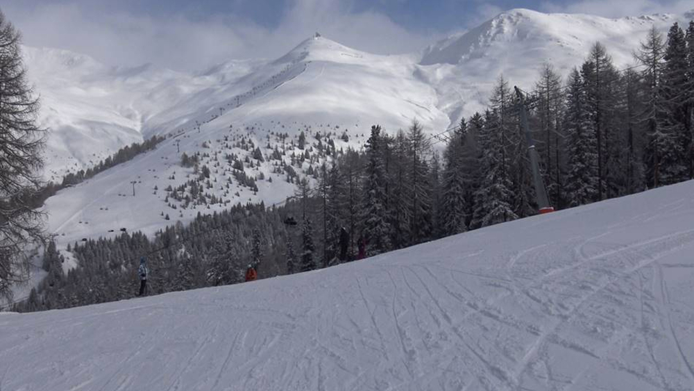 Breite Pisten im Skigebiet Nauders