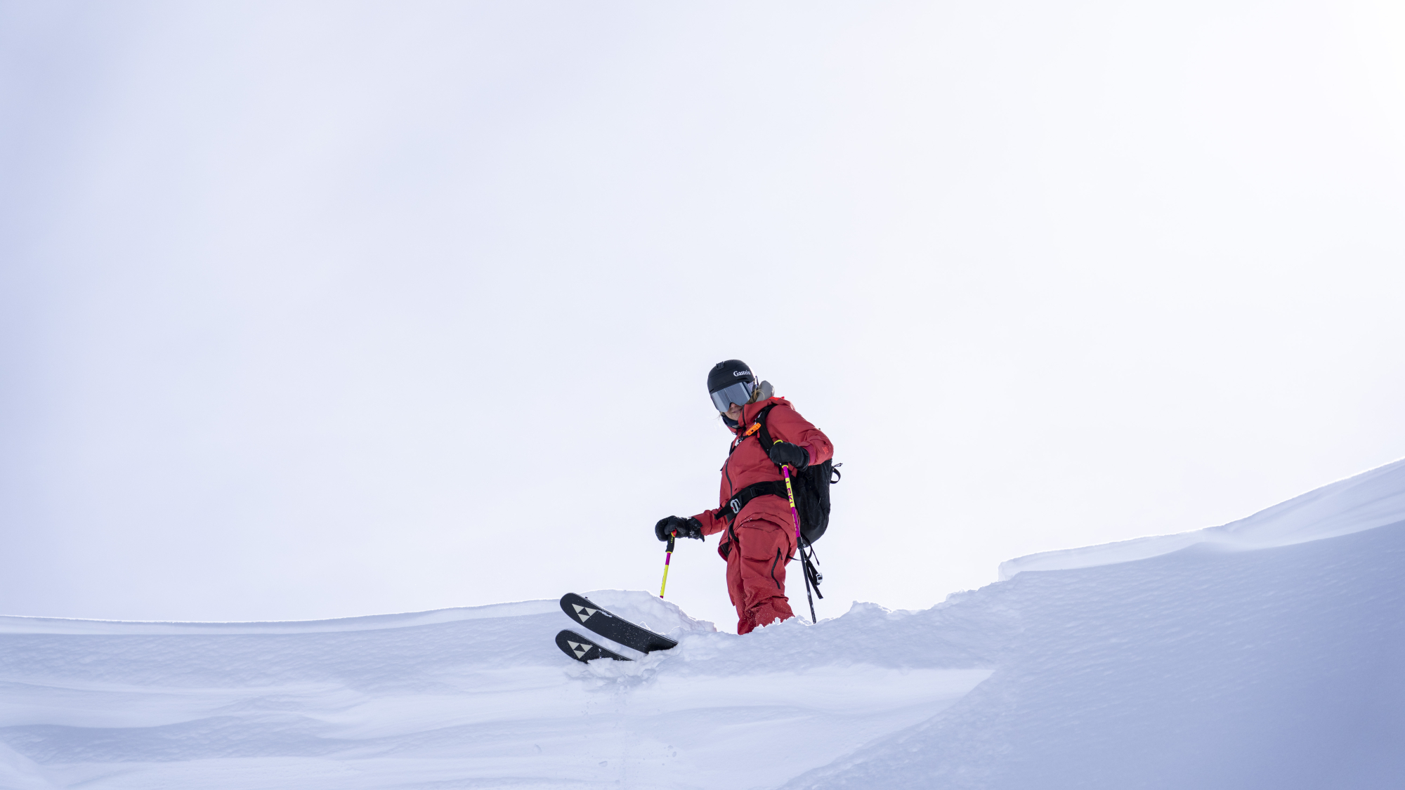 Skitester beim Freeride Ski Test 2023 im Montafon