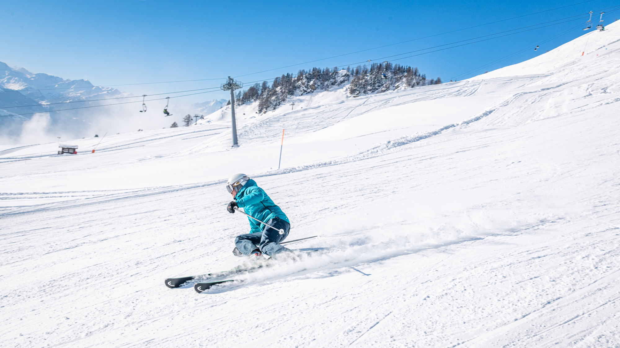 Skifahren in Anzère