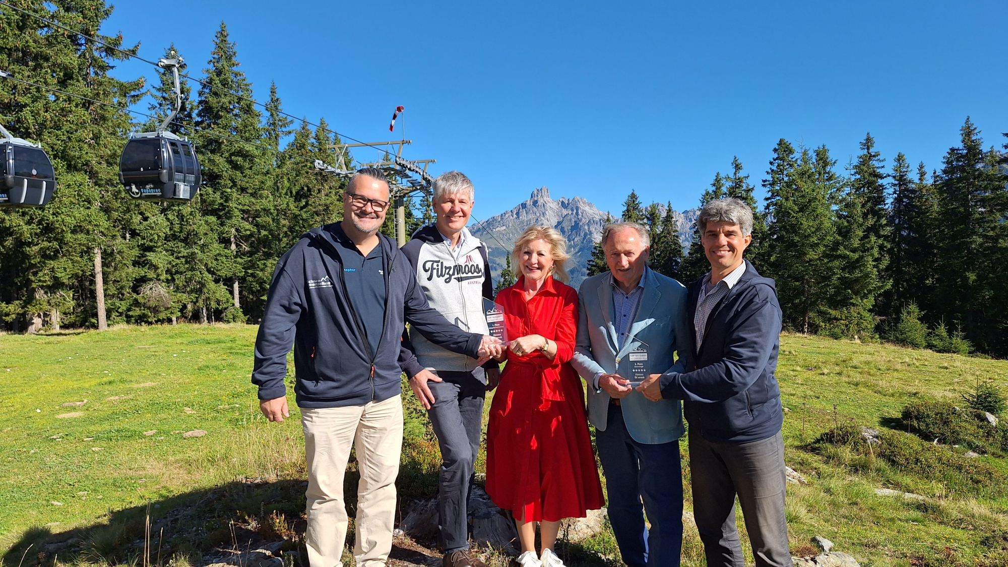 Preisübergabe in Filzmoos