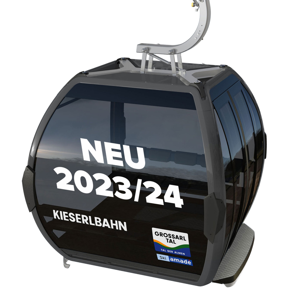 Gondeln der neuen Kieserlbahn