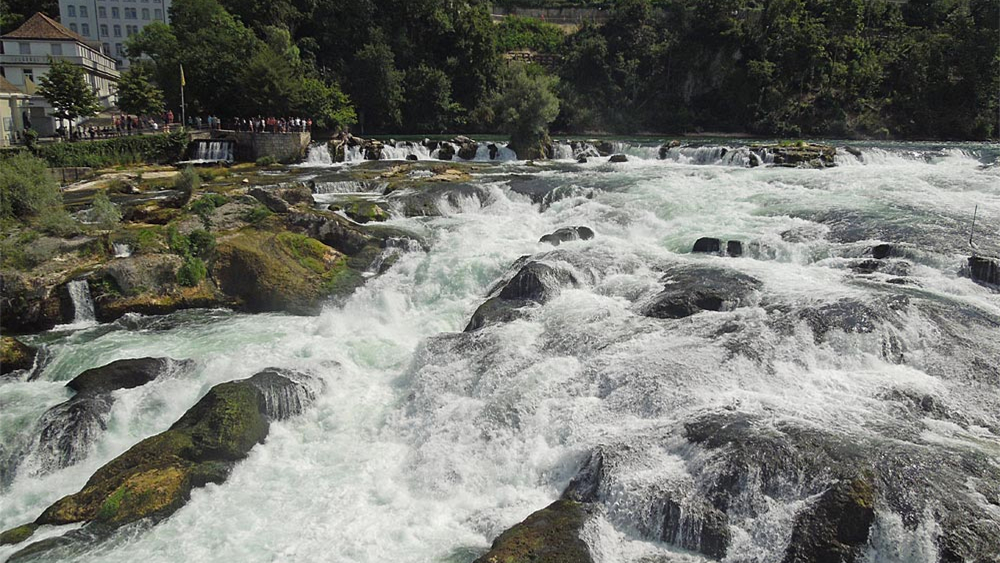 Auslauf des Rheinfalls