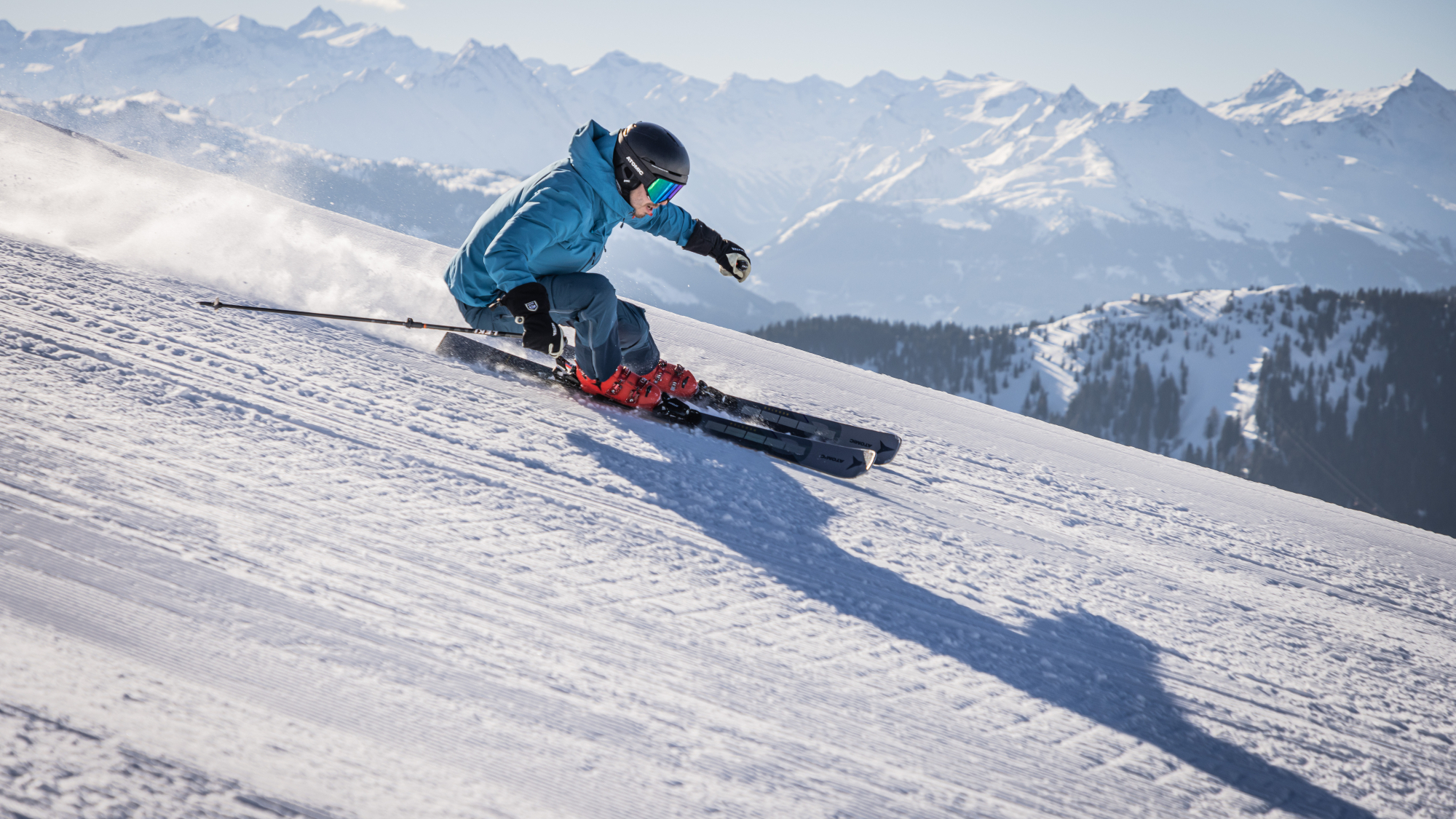 Skifahrer im Brixental