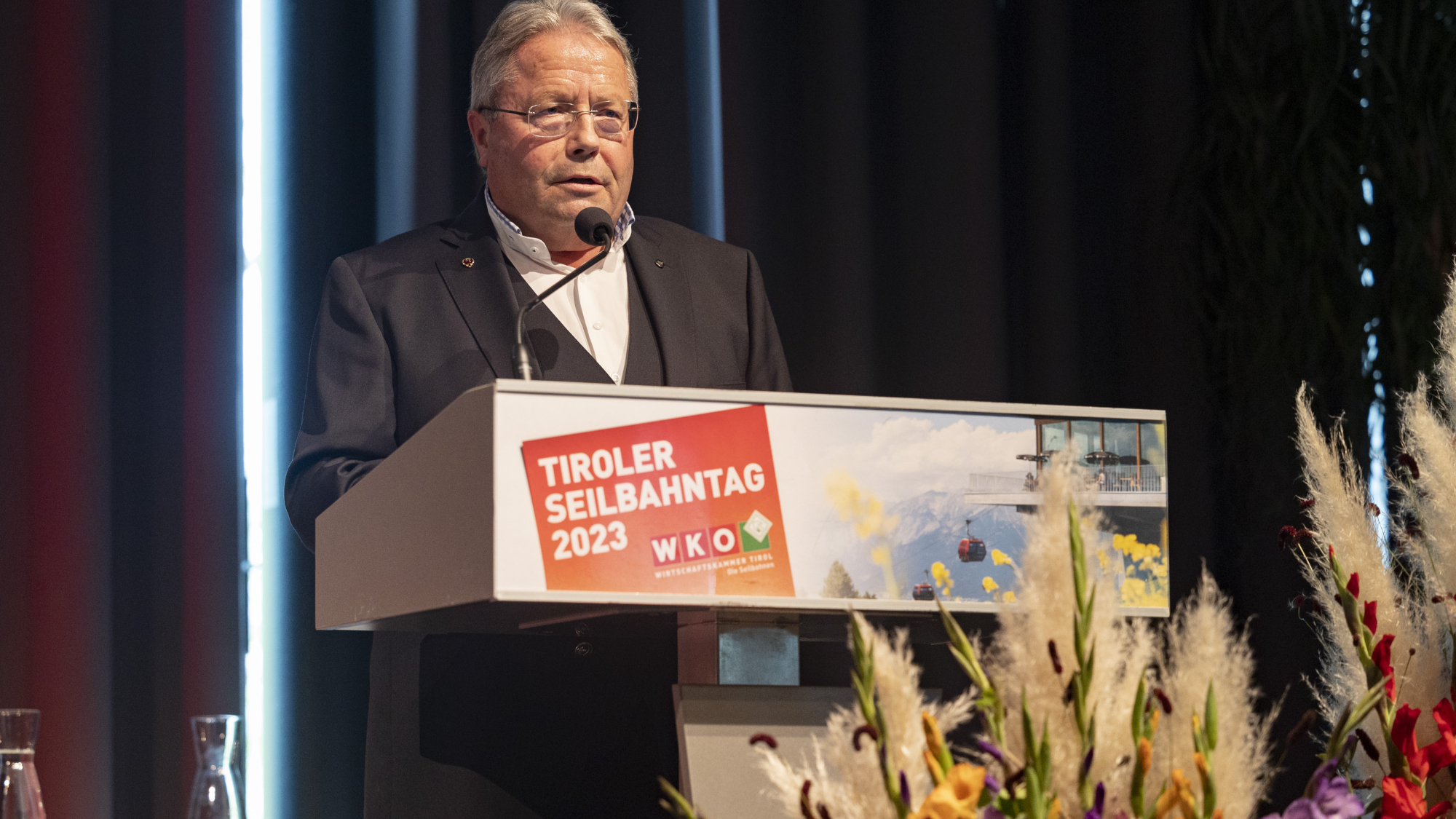 Franz Hörl beim Tiroler Seilbahntag 2023