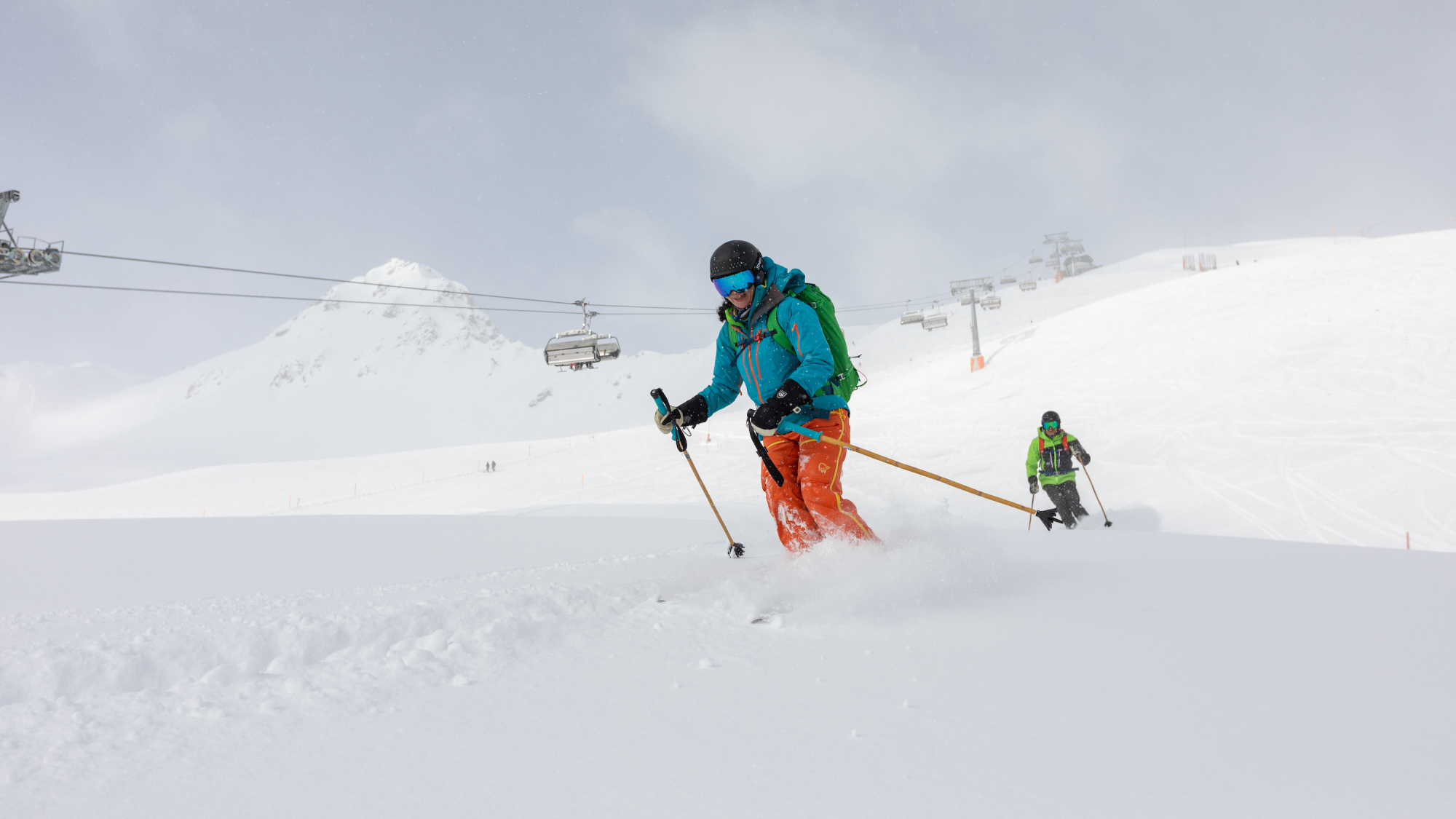 Tiefschnee- und Variantenskifahren in Gargellen