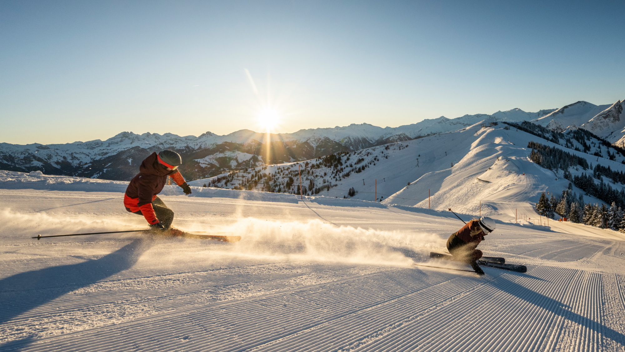 Skikeriki" - Skifahren am frühen Morgen im Großarltal