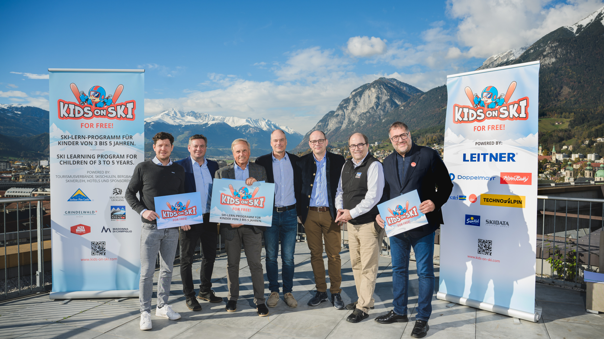  (v.li.): Gotthard Schöpf (Head of Marketing - Leitner), Kornel Grundner (CEO der Bergbahnen Leogang