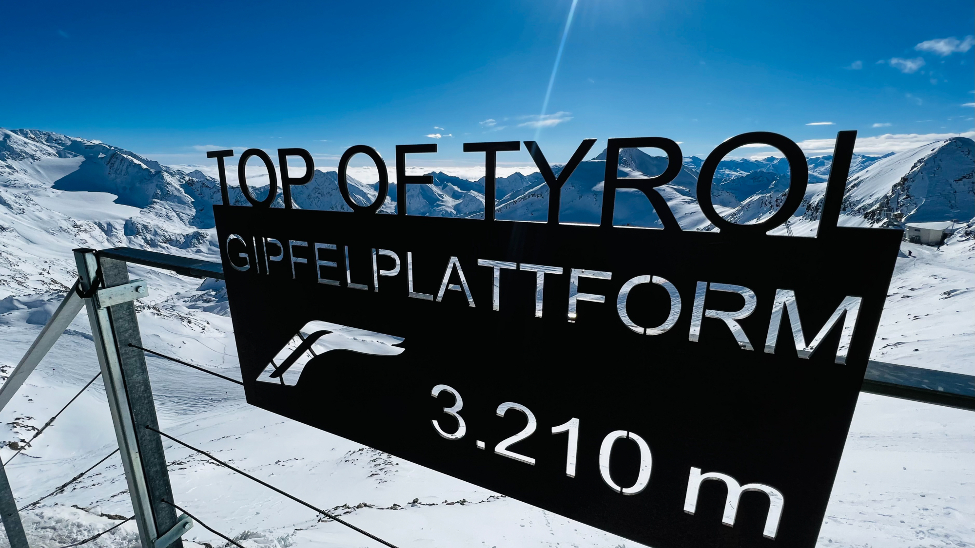 Toller Ausblick von der Bergstation Schaufeljoch