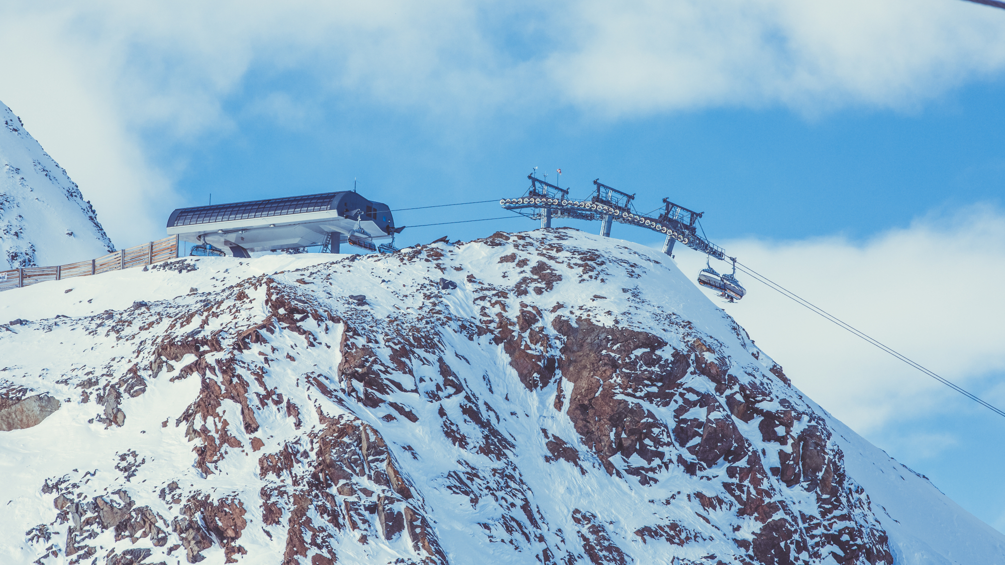 Blick auf die Rotadl-Bergstation
