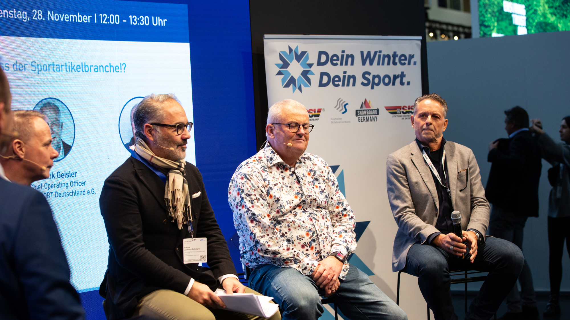 Diskussion über das Thema "Nachhaltigen Transformationsprozess der Sportartikelbranche"