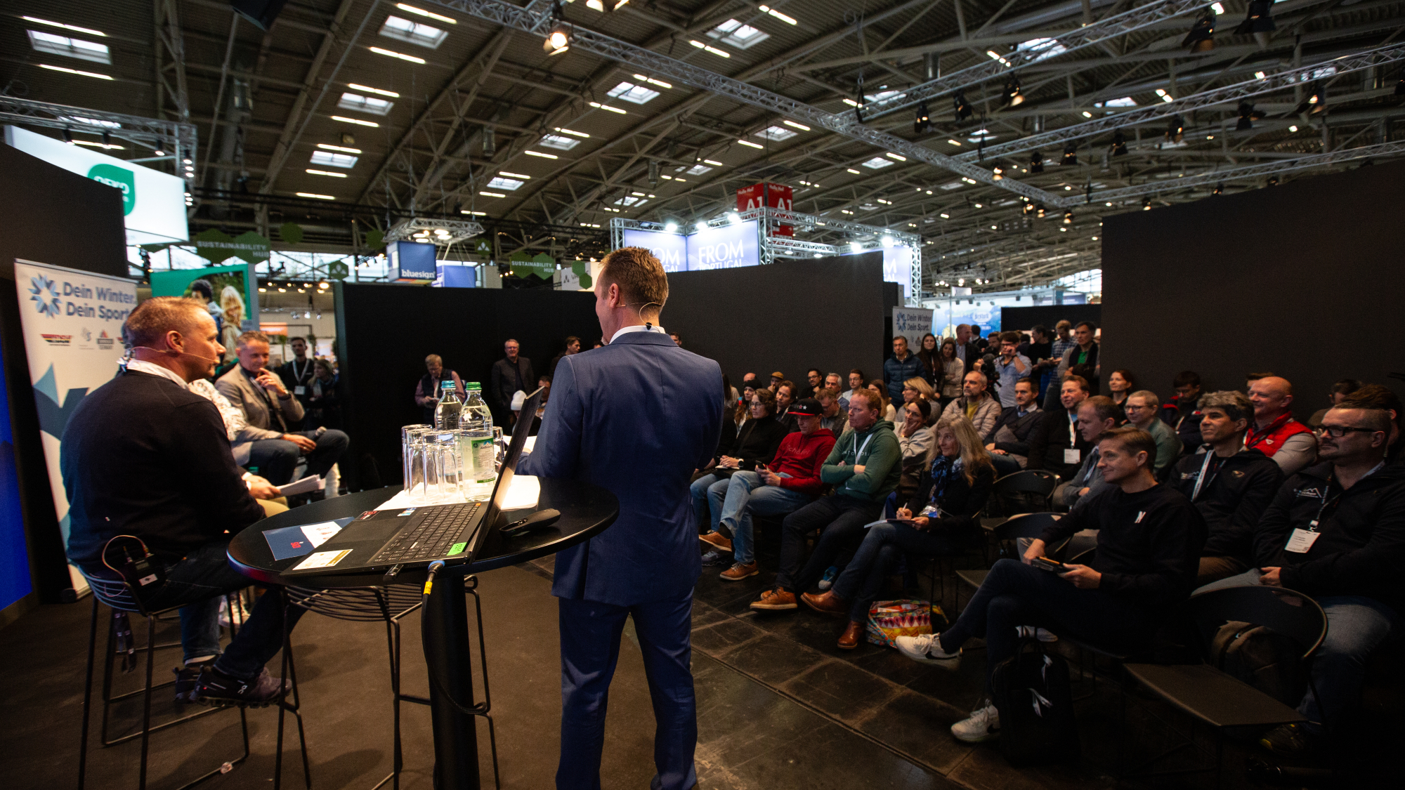 Diskussion beim Dein Winter. Dein Sport. ISPO Munich Symposium 2023