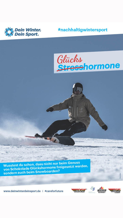 Kampagne #nachhaltigwintersport von "Dein Winter. Dein Sport." 