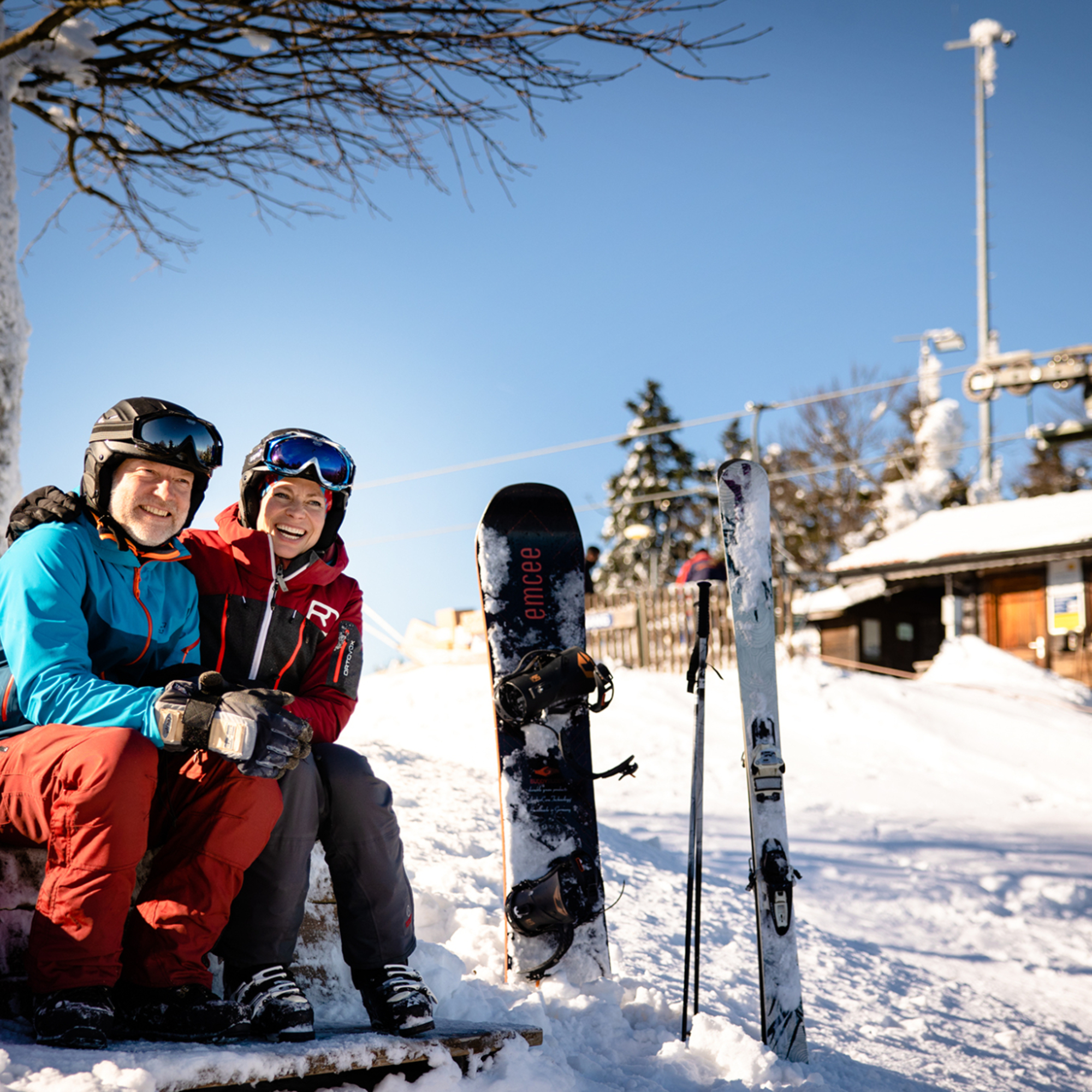 Skifahren im Bayerischen Wald