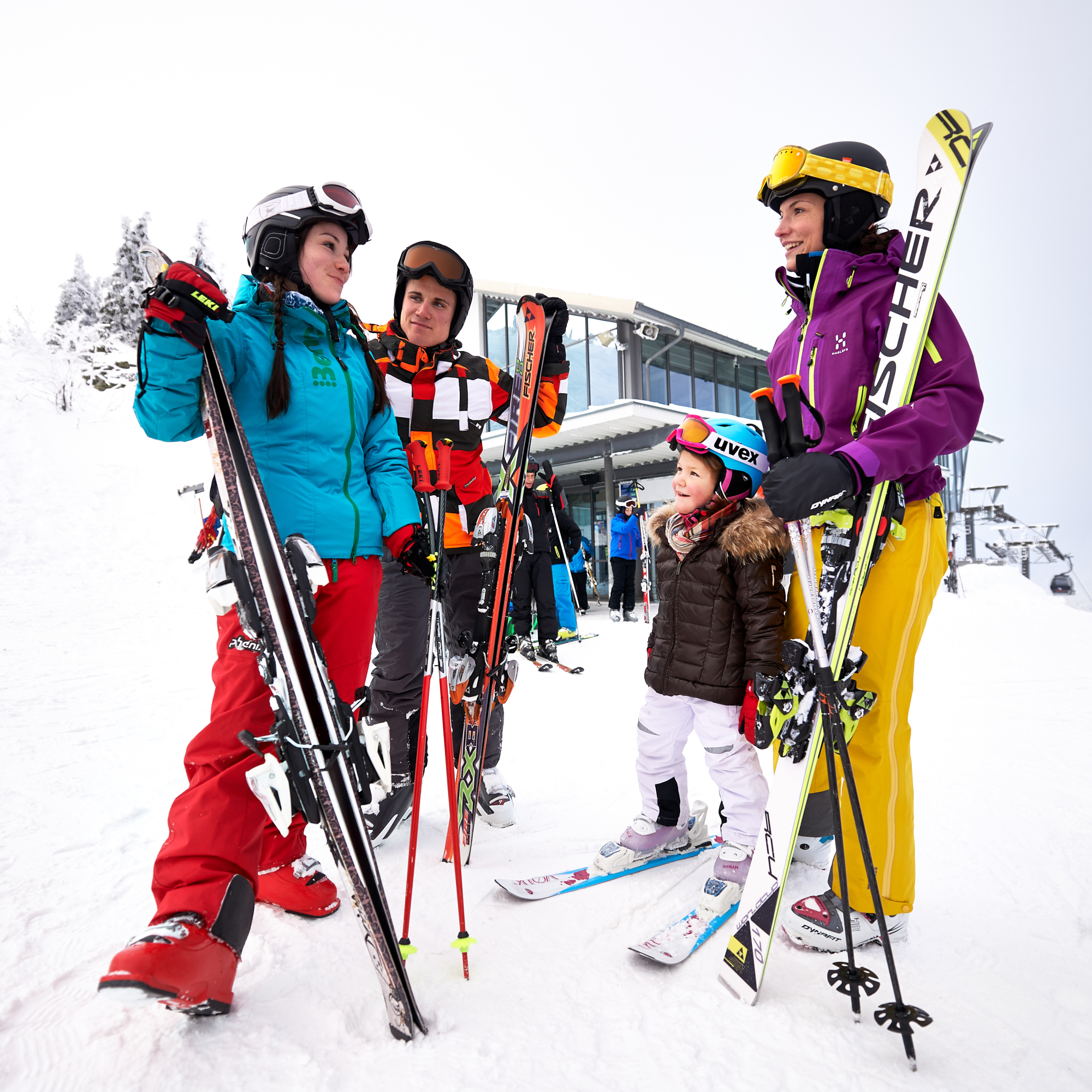 Skifahren im Bayerischen Wald
