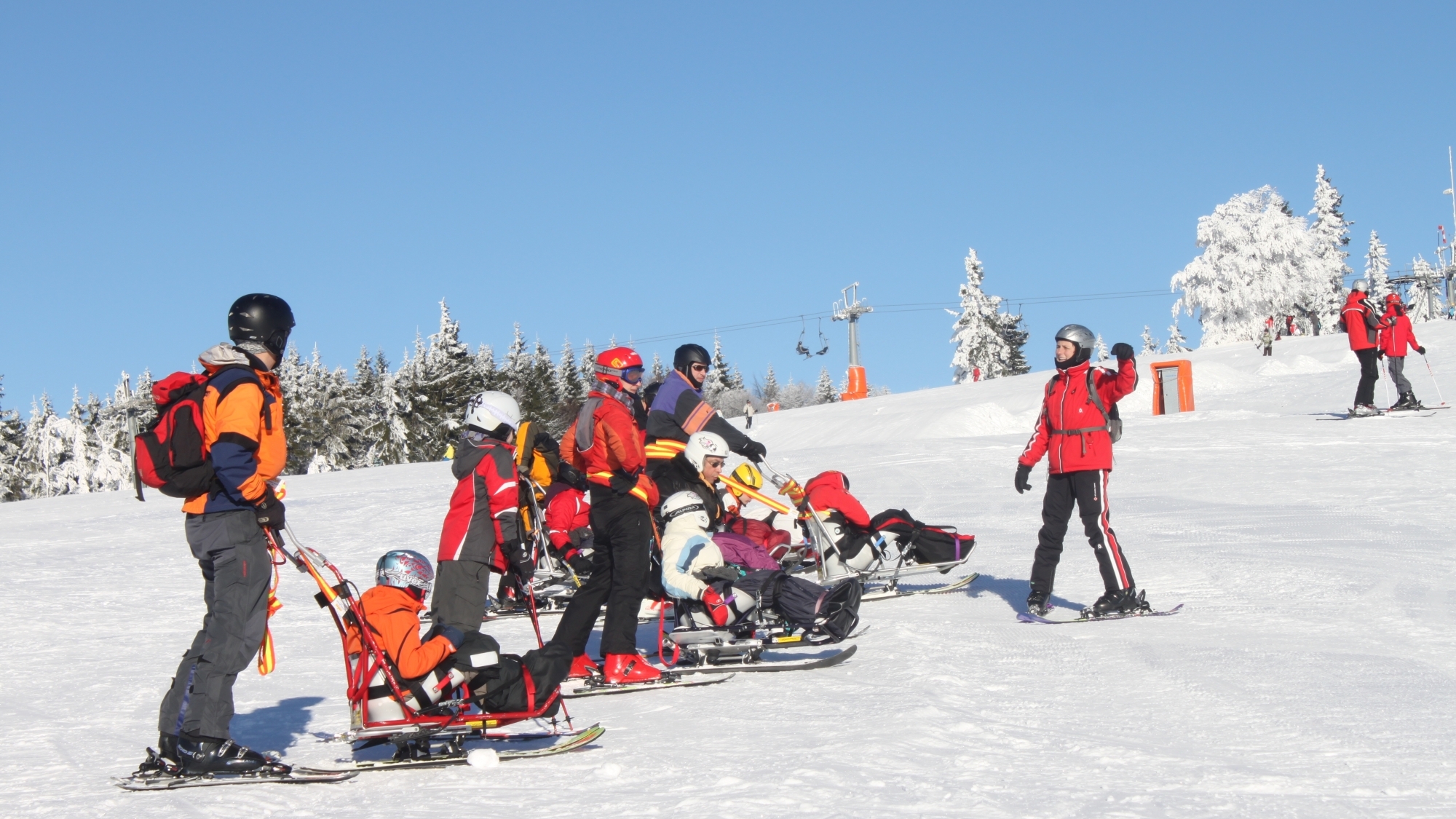 Skifahren mit Handicap in Mitterdorf