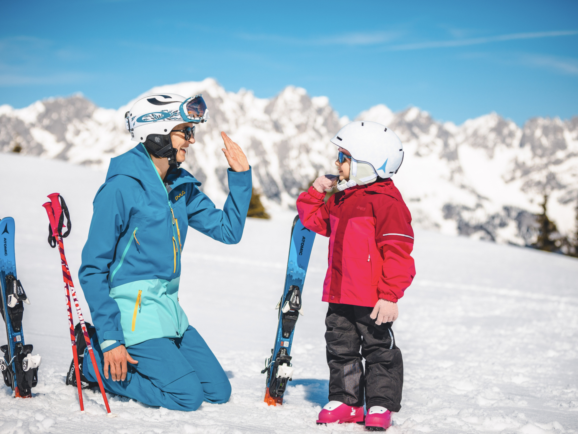 Kinderski in der SkiWelt