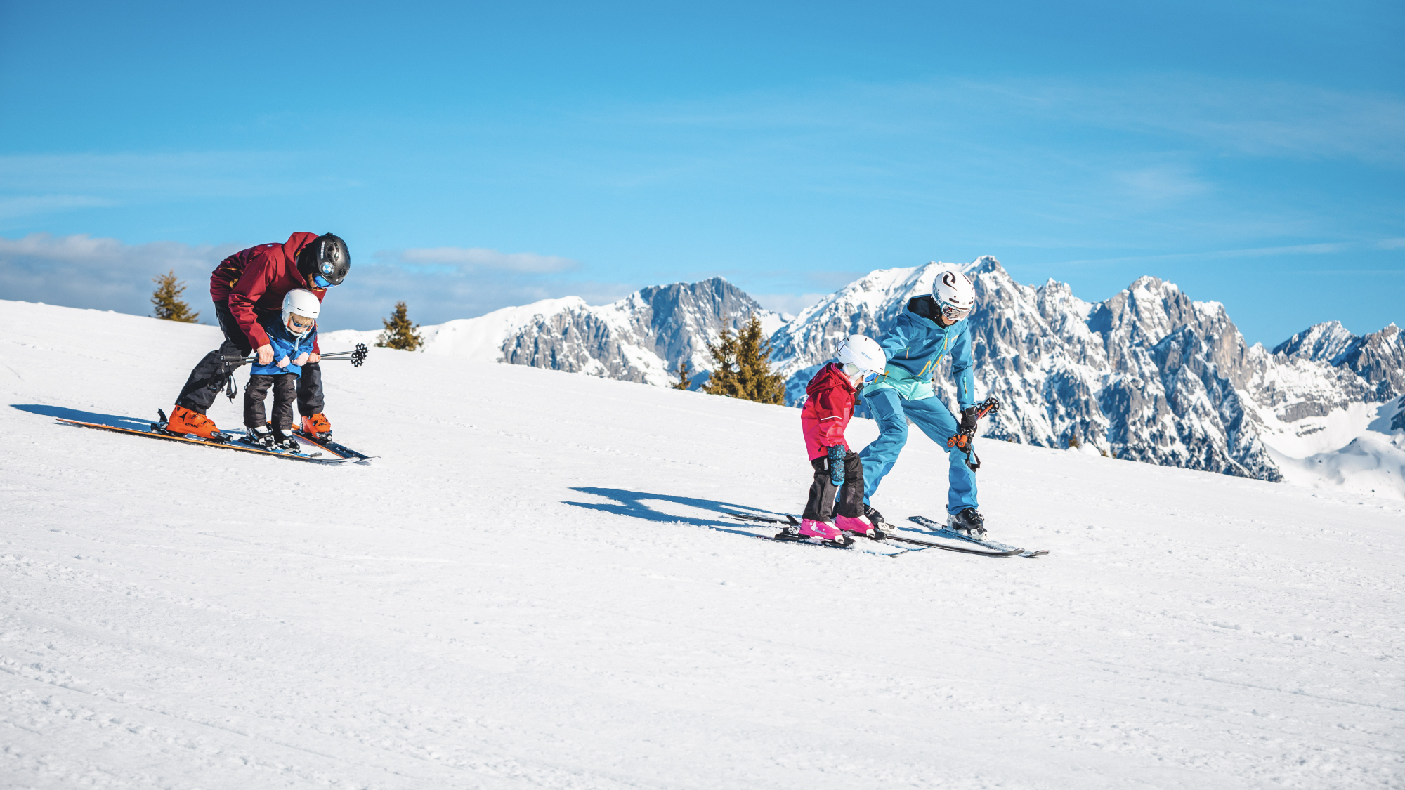 Spielerisch Skifahren lernen in der SkiWelt